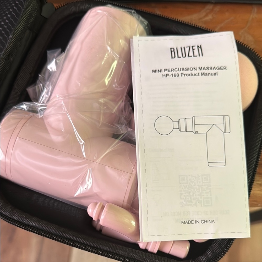 Pink Mini Percussion Massager